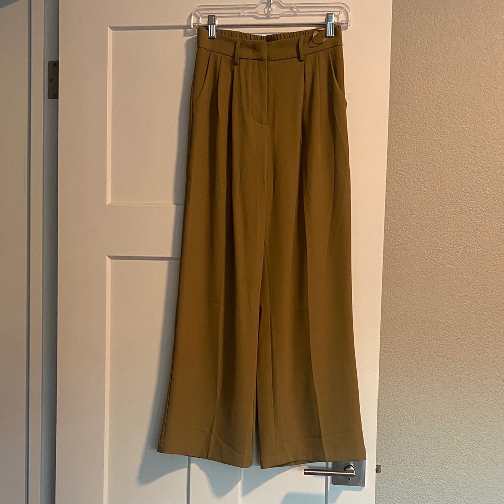 Elegant Tan Women's Pants